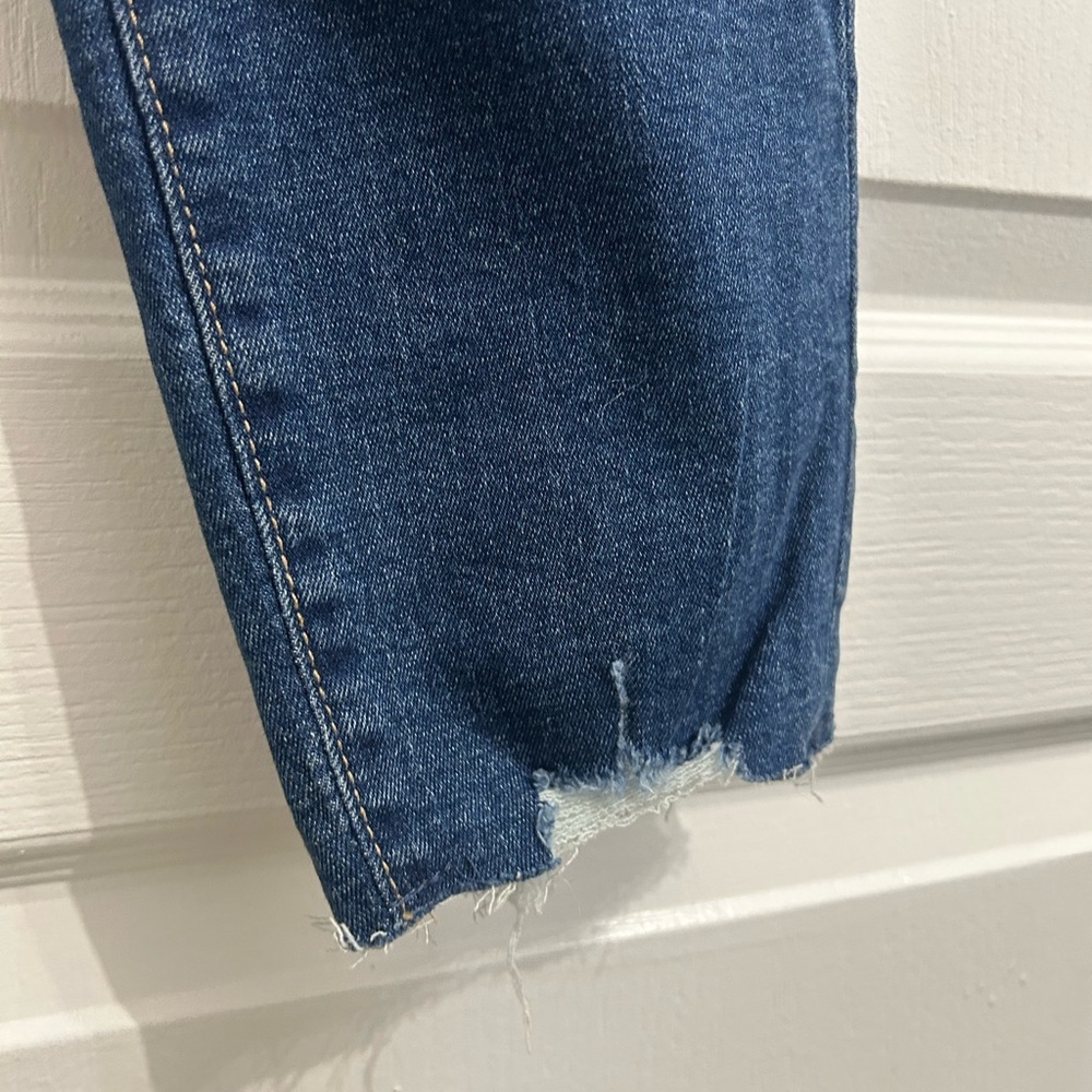 GAP Dark Blue Distressed Skinny Jeans - Picture 3 of 3